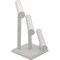 3 Tier White Leather T-Bar Bracelet & Necklace Jewelry Display Stands